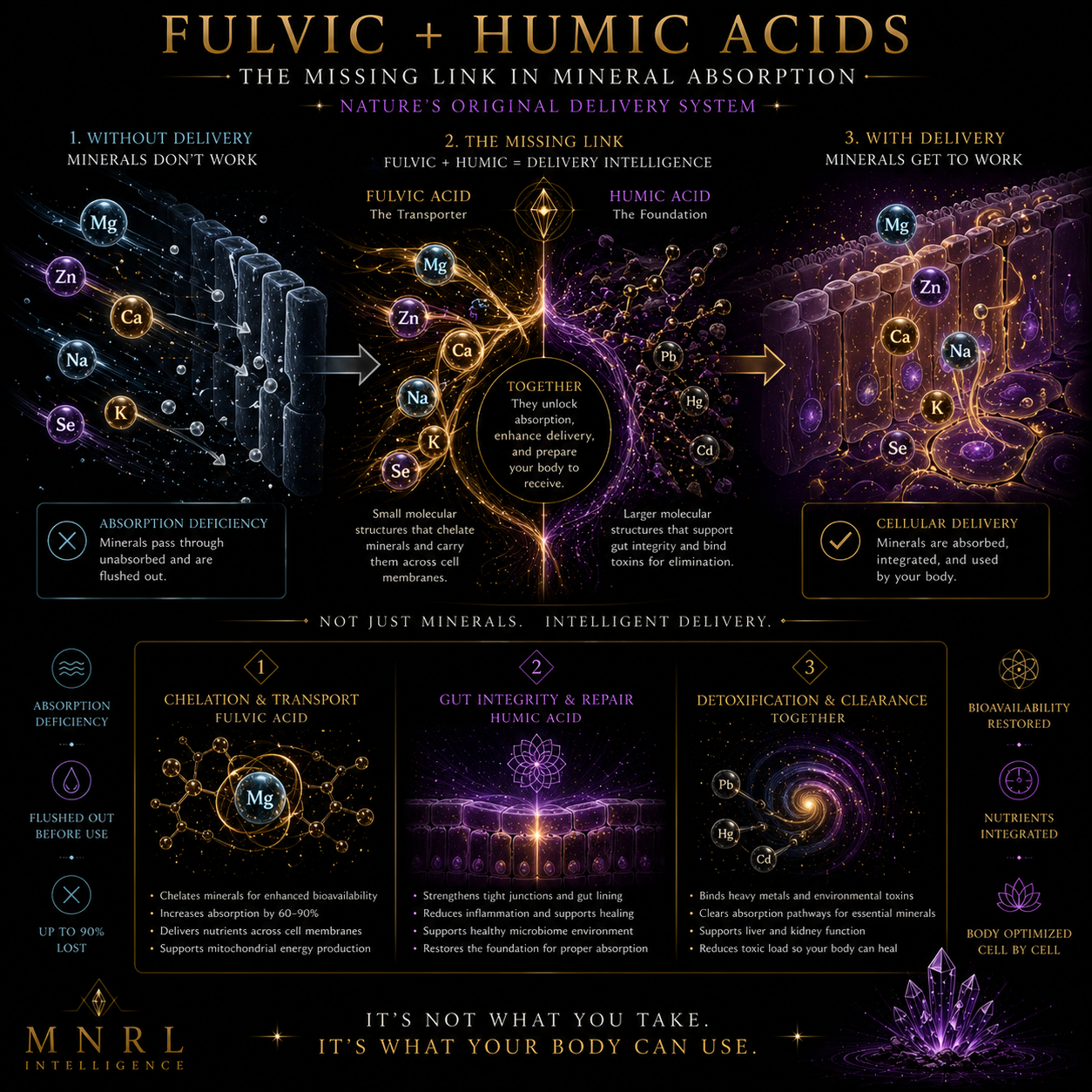 Fulvic & Humic Acids—Nature's Mineral Delivery System